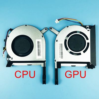 DXDFF การระบายความร้อน GPU CPU แล็ปท็อปพัดสำหรับ ASUS ของแท้ใหม่ FX505GE FX505G 6 FX505 FX505GD FX505D FX505DT คูลเลอร์ FX505DY