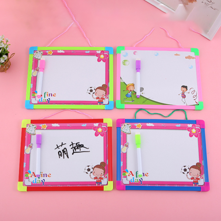 Children Writing Board White Dry Erase Board Early Educational Portable 