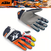 2023 KTM-กระทิงแดงถุงมือแข่งรถจักรยานเสือภูเขาวิบาก3สีเหมาะสำหรับมอเตอร์ไซค์