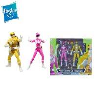 Hasbro ฟิกเกอร์อนิเมะแท้ Morphin พาวเวอร์เรนเจอรส์นินจาวัยรุ่นกลายพันธุ์เต่าชุดหุ่นแอ็คชั่นของเล่นของขวัญโมเดล