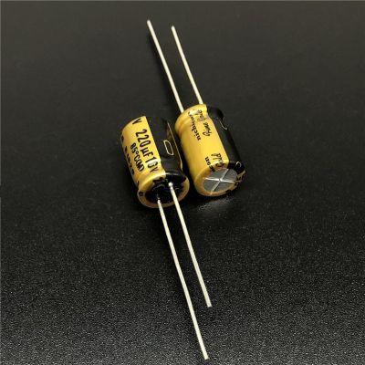 5pcs/50pcs 220uF 10V NICHICON FG(Fine Gold) 8x11.5mm 10V220uF MUSE Top Grade Audio Capacitor