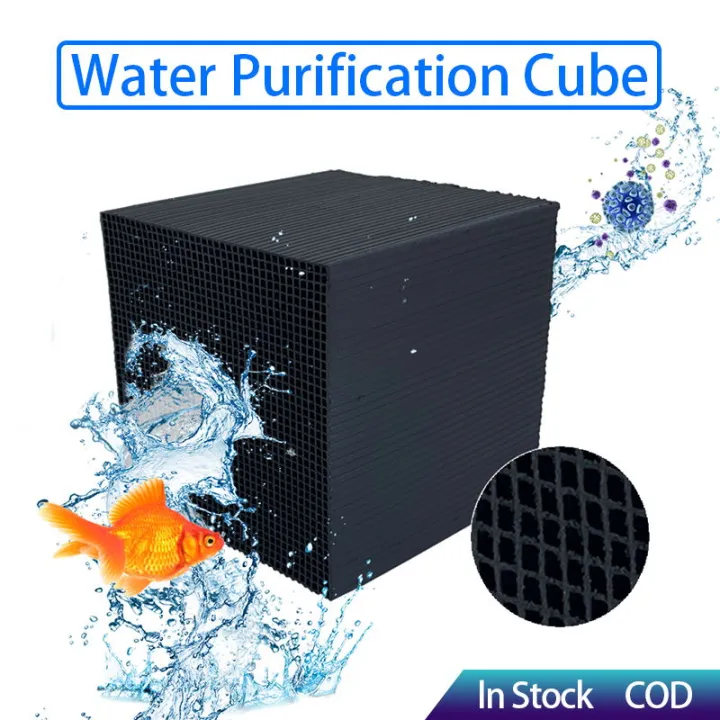 Water Purifier Cube Aquarium Filtration Material Contains Activated