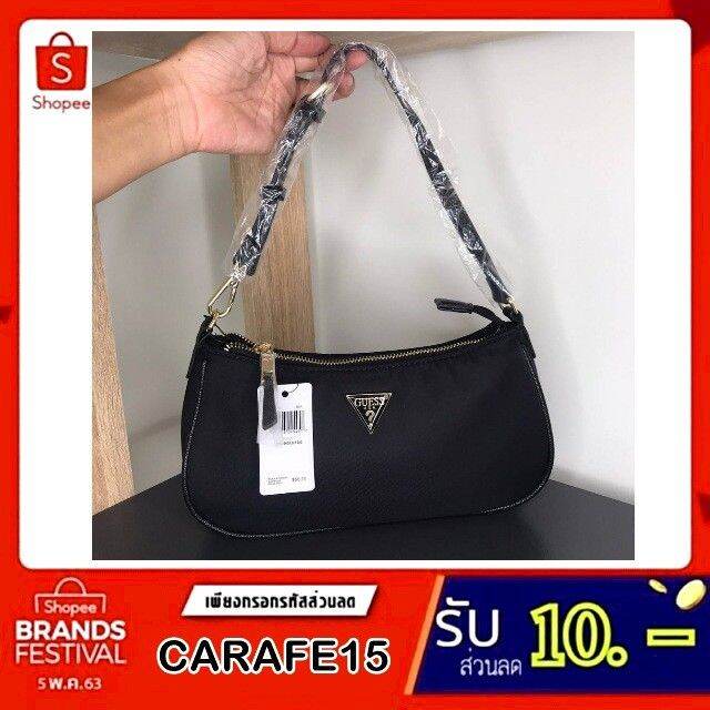 พร้อมส่ง🛎กระเป๋าสะพายไหล่ คล้องแขน GUESS PARIS SHOULDER BAG. Lazada.co.th