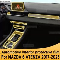 For MAZDA 6 ATENZA 2017-2023 Gearbox Panel Navigation Automotive Interior Screen TPU Protective Film Cover Anti-Scratch Sticker Wheel Covers