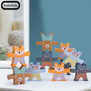 Todokids Stacking Blocks Wooden Toys Montessori