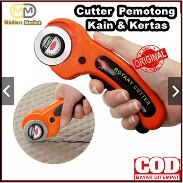 ROTARY CUTTER KAIN ALAT POTONG KAIN/CUTTER PEMOTONG KAIN DAN KERTAS