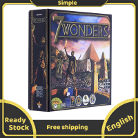 7 Wonders BOARD Game เวอร์ชั่นภาษาอังกฤษ Game PARTY DUEL Wonders