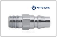 ข้อต่อสวมเร็ว NITTO KOHKI PM TYPE คอปเปอร์ลม ข้อต่อตัวผู้ เกลียวนอก ของแท้จากญี่ปุ่น