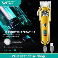 VGR Professional Hair Clipper ชาร์จผม Trimmer สำหรับผู้ชายเครื่องโกนหนวดผมเครื่องตัดผมอุปกรณ์เสริมตัด Machin Beard