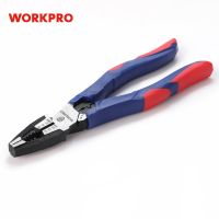 WORKPRO 8-Inch Linesman Pliers with Wire Cutter and Stripper Electrician Combination Plier For Home DIY/Repair Tools