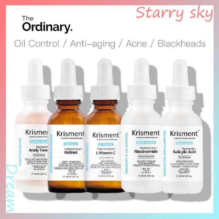 Philippines spotThe Ordinary Krisment KSerum For Blackheads Remover Acne / Scar Whitening