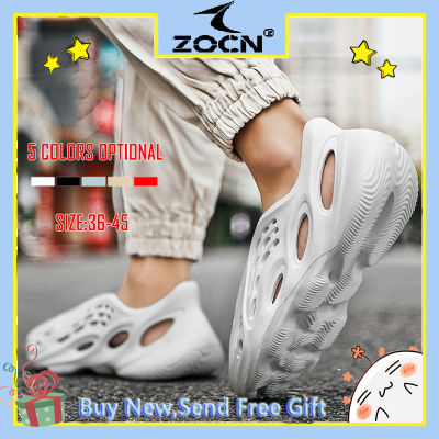 ZOCN รองเท้าแตะสำหรับผู้ชาย,รองเท้าสบายๆคุณภาพสูงป้องกันการสึกหรอรองเท้าใส่สบายรองเท้ายางรองเท้าขนาดใหญ่36-45