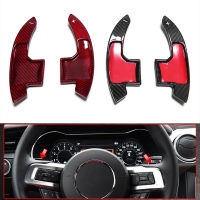 Carbon Fiber Steering Wheel Shift Blade Paddle Shifter Extension For Ford Mustang 2015- 2018 2019 2020 2021 Car Accessories