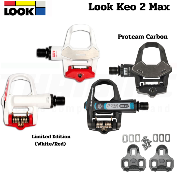 Look keo 2 cheap max white red