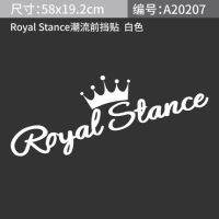 【Special offer】 Noizzy Royal Stance Decal สติกเกอร์รถ Crown JDM ไวนิลสะท้อนแสงด้านหน้ากระจกหน้าต่าง Tuning รถจัดแต่งทรงผม