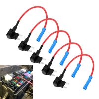 12V Car Fuse box Holder 5 Pcs Add-a-Circuit Adapter Auto Motri Insurance ATM Adapter APM Tap Mini Blade Micro