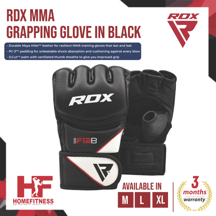 RDX MMA Grappling Glove in Black/Blue/Red w 3 Months Warranty