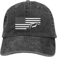 Usa Flag 4 Runner Baseball Cowboy Cap Unisex Adult Adjustable Vintage Washed for Women Men Trucker Denim hat Outdoor Sport