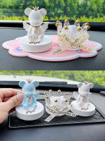 Bear Car Interior Products Daquan High-End Creative Perfume Car Decorations Goddess
