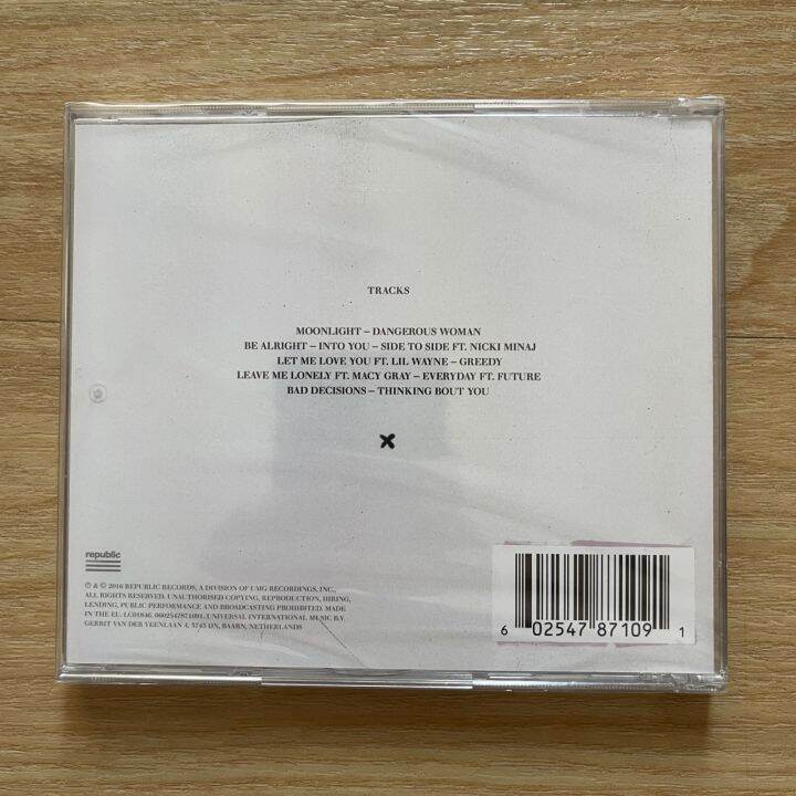 cd-ซีดีเพลง-ariana-grande-dangerous-woman-แผ่นใหม่-แท้-ซีล