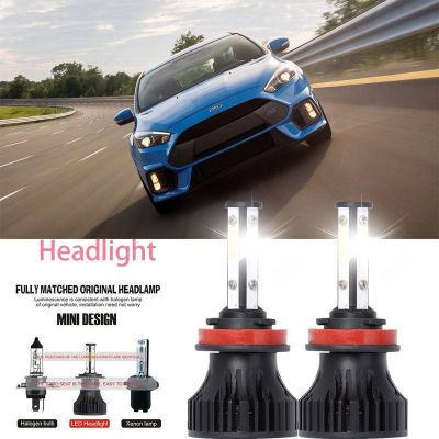 หลอดไฟหน้ารถยนต์ LED LAI 40w 6000k สีขาว สําหรับ FORD FOCUS IV 2018-2023 รับประกัน 10 เดือน