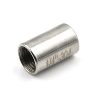 304 Stainless Steel Round Nut Rod Pipe Fitting Connector 1/4 39;Adapter BSP Female Threaded Max Pressure