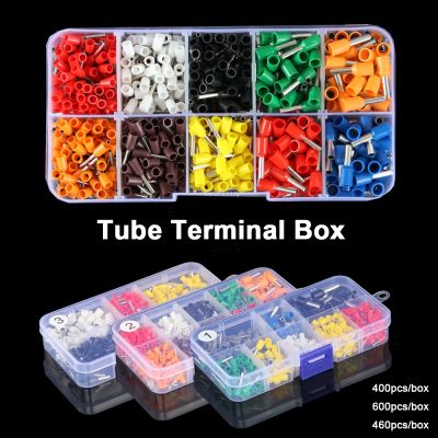 【CC】✒™  Tubular Terminal Styles Box-packed Electrical Tube Ferrule Insulated Wire Crimping Terminals Set