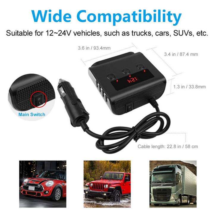 12v-100w-car-lighter-4-usb-car-lighter-socket-splitter-universal-dvr-phone-charger-for-car-truck-suv