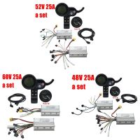 Electric Scooter Dual Drive Controller JP 48V 52V 60V 25A 50A Brushless Controller AB Front Rear Drive Controller Kit