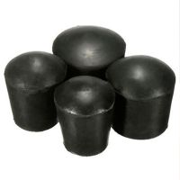 4PCS Furniture Chair Table Leg Foot Rubber Cap Covers Floor Protectors Black