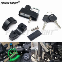 Motorcycle Universal Helmet Lock Key For 25mm Diameter Engine Crankcase Crash Bar Anti-thief Security Padlock Handlebars