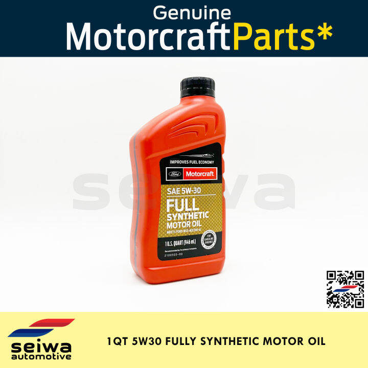 [1 QUART] Motorcraft 5W30 Fully Synthetic Motor Oil - Genuine ...