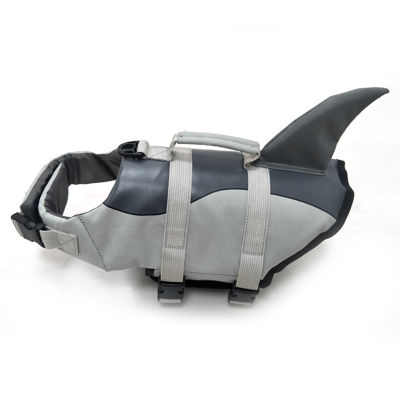 เสื้อชูชีพสุนัขสัตว์เลี้ยงฉลามชุดว่ายน้ำเสื้อกั๊กสัตว์เลี้ยงความปลอดภัยสวมใส่สุนัขชุดว่ายน้ำ P Rover สำหรับน้ำอุปกรณ์ความปลอดภัยที่สระว่ายน้ำ,ชายหาด,เรือ