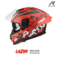 หมวกกันน็อค LAZER Helmet RAFALE ONI ดำ-แดง(ด้าน)