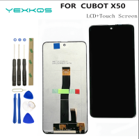 Paparan LCD Diuji Baru X50 Paparan LCD Skrin Sentuh Digitizer Perhimpunan Skrin Depan untuk Penggantian Cubot X 50