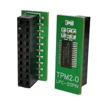 20pin Lpc โมดูล Tpm 2.0โมดูลความปลอดภัยโมดูลการ์ดระยะไกลสำหรับกิกะไบต์เมนบอร์ดหลายยี่ห้อสำหรับ I6v4