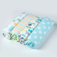 4 Pcs/Lot 100 Cotton Baby Blankets Soft Receving Diapers Newborn Baby Swaddle Infant Muslin Diapers Toddler Swaddle Blankets