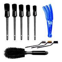 10x Car Detailing Brush Kit Tires Wheel Engine Detail Clean Brush Tool