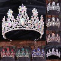 Lashay หรูหราแบบบาร็อคมงกุฎคริสตัลและมงกุฎวินเทจ Rhinestone Prom Diadem ผู้หญิงเจ้าสาวงานแต่งงานเครื่องประดับผมเครื่องประดับ