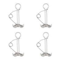 Deck Anchor Pegs Buckle Fishbone Stainless Hiking Windproof Camping Tent Hooks