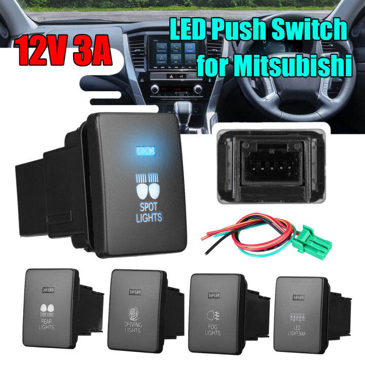 Car Push Switch Connector With Cable Mitsubishi Triton MQ MR