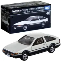 Takara Tomy Tomica พรีเมี่ยมโตโยต้า SPRINTER TRUENO กล่องดำ TP40เริ่มต้น D TruenoAE86ยานพาหนะ D Iecast โลหะรุ่นล้อแม็กรถยนต์ของขวัญ