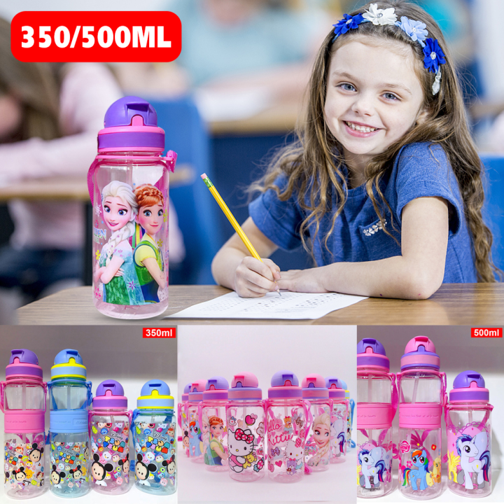 1PCS 350ML/500ML Kids Tumbler With Straw And Strap ,Spiderman Water ...