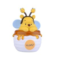 Hi Toy ตุ๊กตาขยับแขนขาได้วินนี่เดอะพูห์ผึ้งหวานของเล่นหมีพูวินนี่ในโมเดล Honeypot ของขวัญตลกสำหรับเด็ก