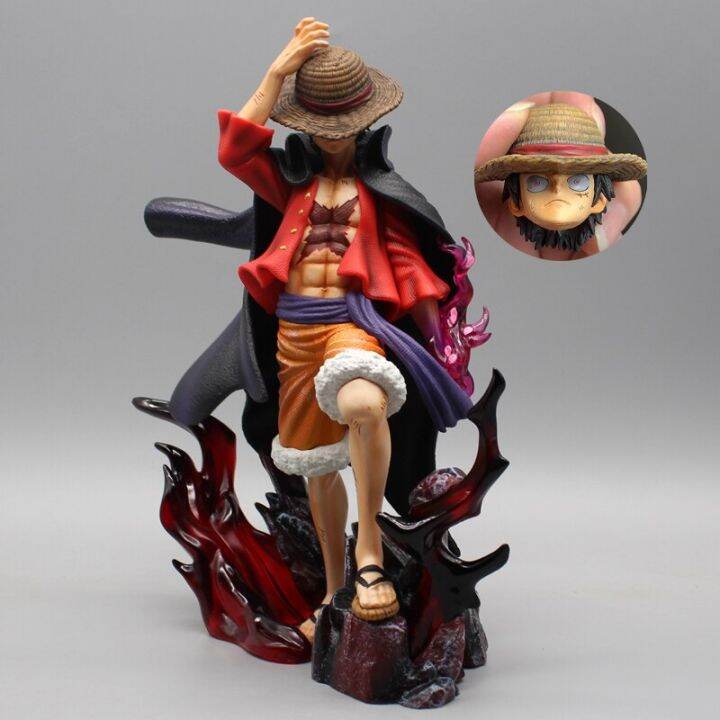 zzooi-25cm-one-piece-yonko-luffy-figure-4-emperors-gk-anime-figures-2-heads-pvc-action-figurine-statue-collectible-model-toys-gift