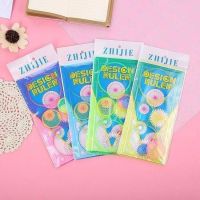 Original Variety Multi-Flower Ruler Puzzle Magic Stationery Elementary School Students Geometric Graphics Childrens Drawing Template Ruler