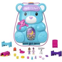 Polly Pocket Teddy Bear Purse Compact กระเป๋าเท็ดดี้ แบร์ ของตุ๊กตาพอลลี่ พ็อกเก็ต ของแท้