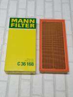 กรองอากาศ   Benz SL  R129 ( 1993 - 2001 )  รุ่น  SL 280,  SL 320  เครื่อง M104    Engine Air Filter Mann C 36168 / C36168