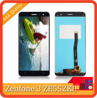 5.5 "จอแอลซีดีสำหรับ Asus Zenfone 3 ZE552KL Z012DB Z012D Z012S Z012DC ชิ้นส่วนจอสัมผัสแอลซีดีของเครื่องแปลงดิจิทัล Z012DE