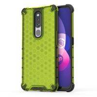 สำหรับOPPO F9 / F11 / F11 Pro Honeycomb TPU + PCปลอกกันกระแทกฝาครอบเคสป้องกันแบบไฮบริดAnti-Fallเคสโทรศัพท์